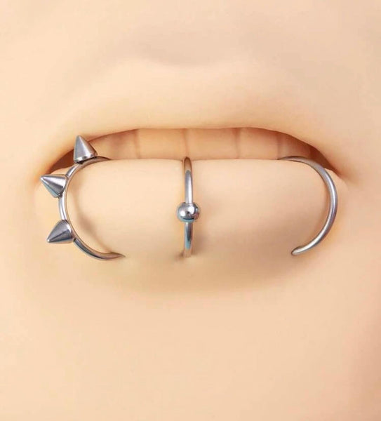 set de 3 septum fake