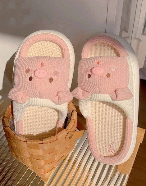 Pantuflas de cerdito