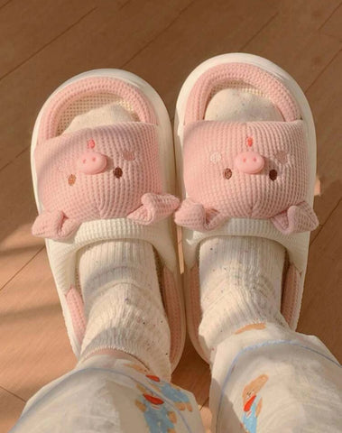 Pantuflas de cerdito