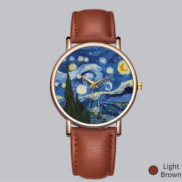 Reloj de la noche estrellada