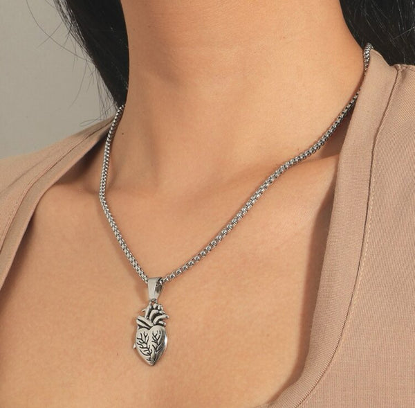 Par de collares match corazon