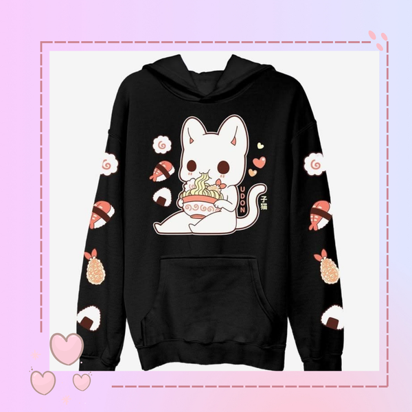 Hoodie Udon KittenTalla M