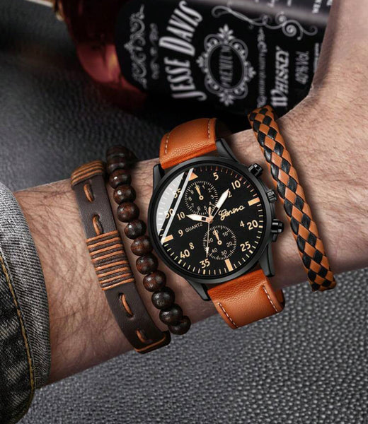 Reloj más set de pulsera