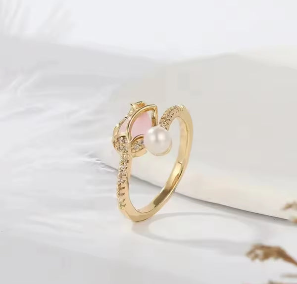 Anillo Tulipan rosa