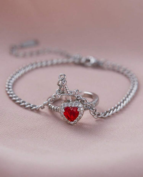 Pulsera y anillo de promesa