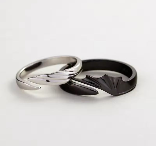 Anillos match Angel Demonio
