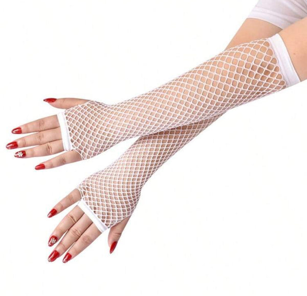 Par de guantes Blancos