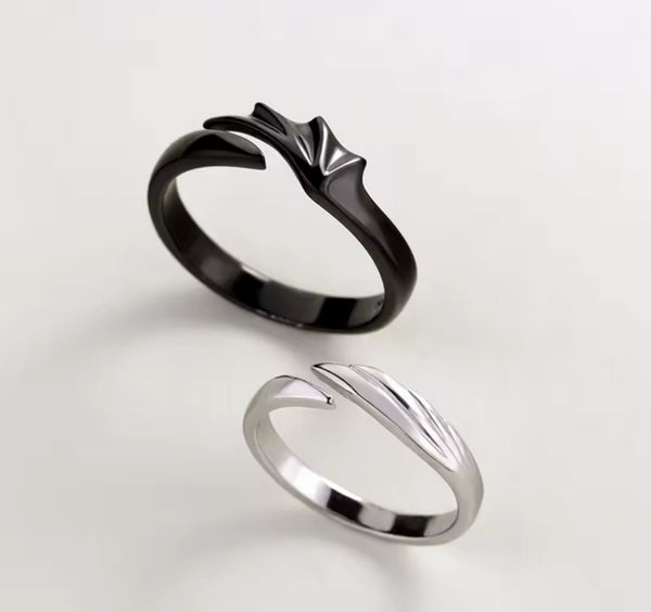 Anillos match Angel Demonio