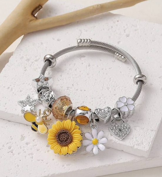 Pulsera de girasol