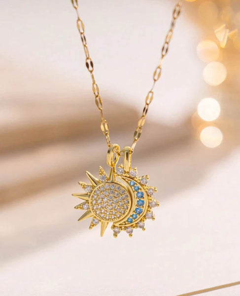 Collar luna y sol