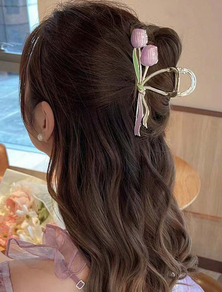 Gancho de Tulipan violeta