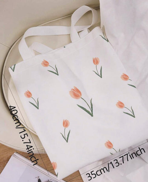 Tote bag de tulipanes