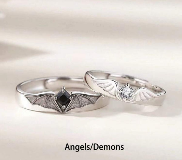 Anillos Match Angel Demonio