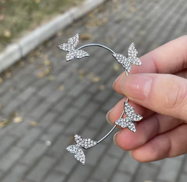 Earcuff clip mariposa