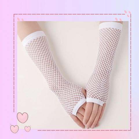 Par de guantes Blancos