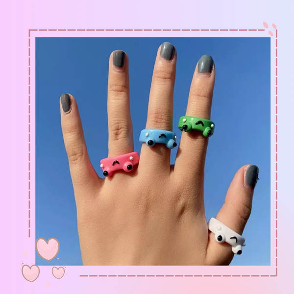 Set de 4 anillos