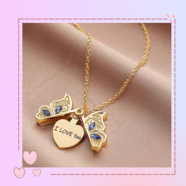 Collar Mariposa “I love You”