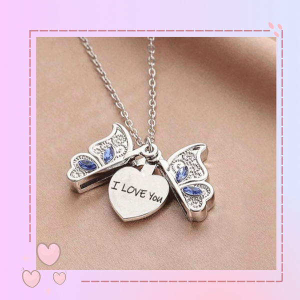 Collar Mariposa “I love You”