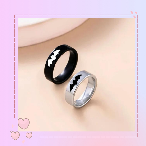 Par de anillos de Batman