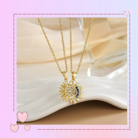 Collares match Luna y Sol