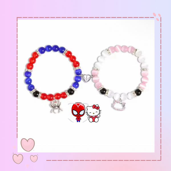 Pulseras Match Spiderman Hello Kitty