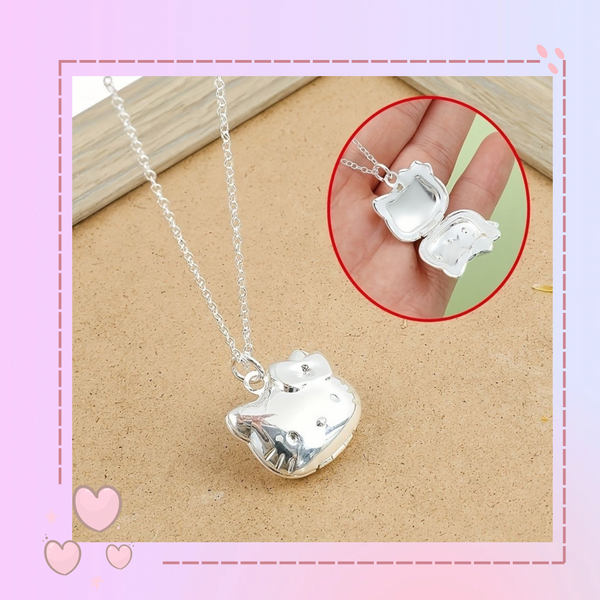 Collar relicario Hello Kitty