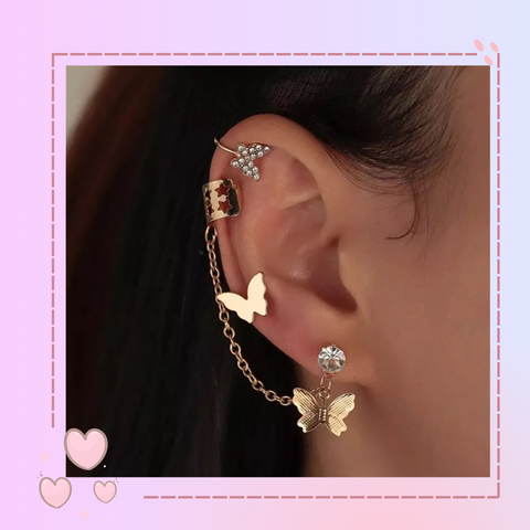 Earcuff mariposas 💗