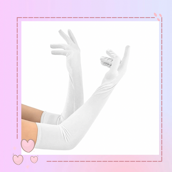 Guantes blancos