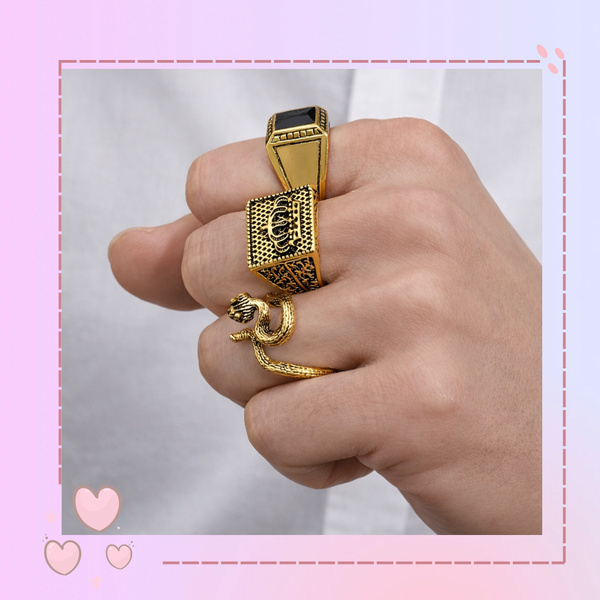 set de 3 anillos