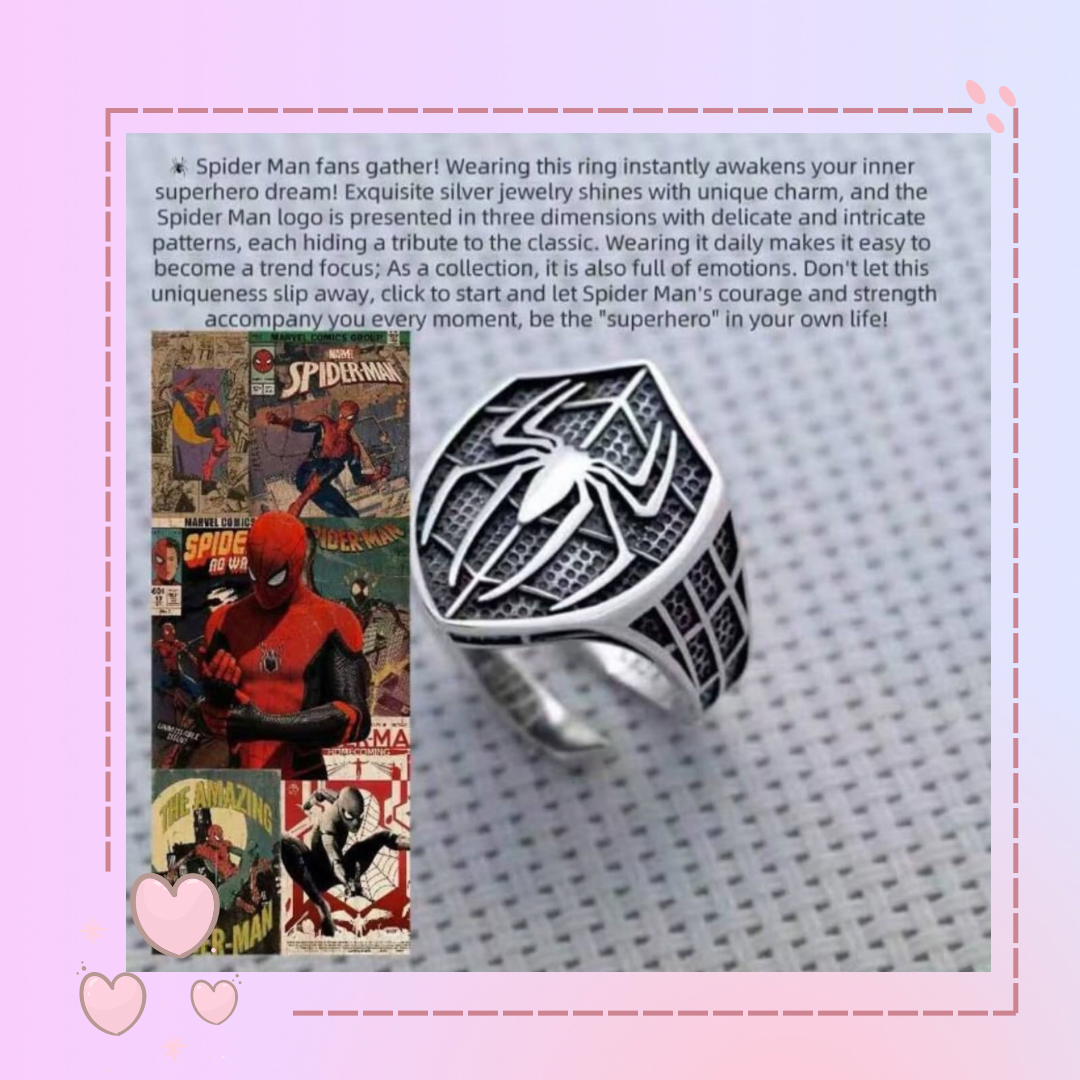 Anillo Spiderman