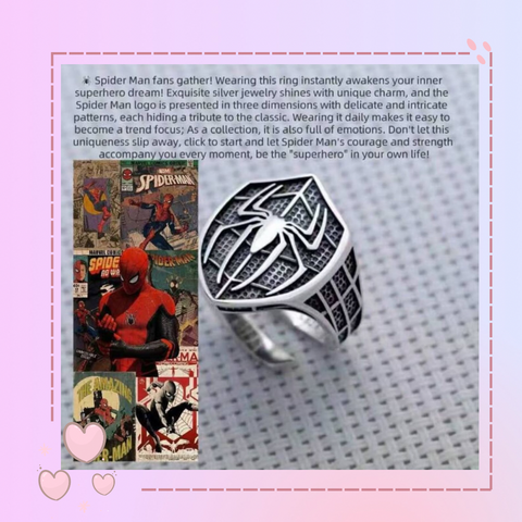 Anillo Spiderman