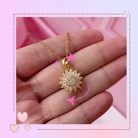 Collar ansiedad de girasol