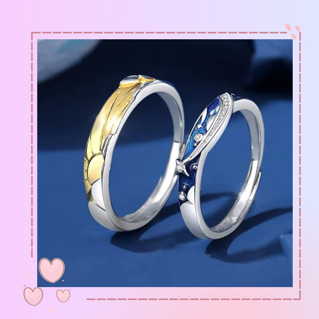 Anillos Matching Sol y Luna