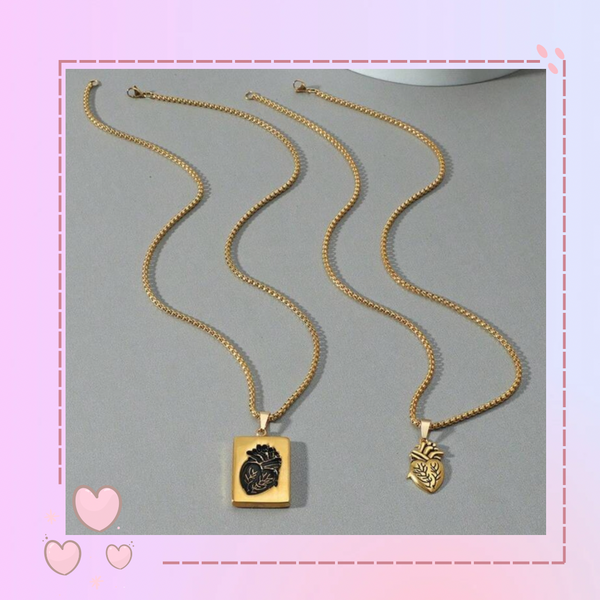 Collares de corazón