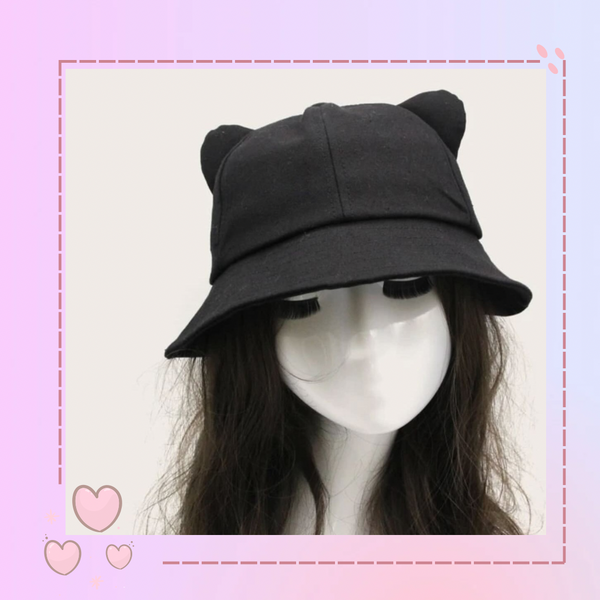 Bucket hat de gatito