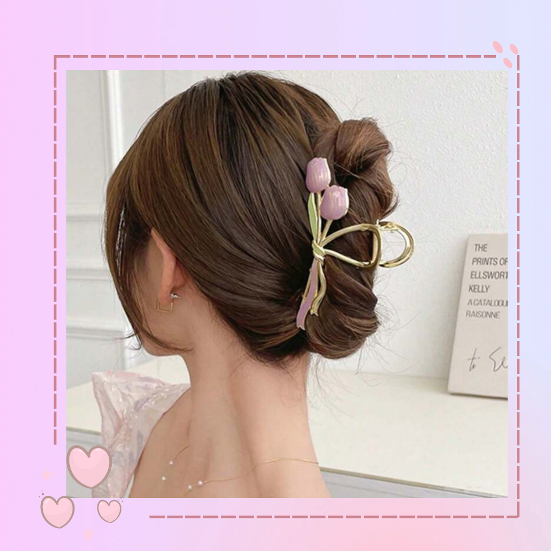 Gancho de Tulipan violeta