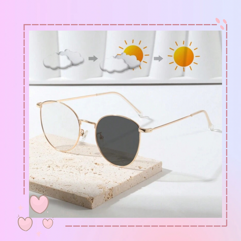 Lentes dorados fotocromáticos