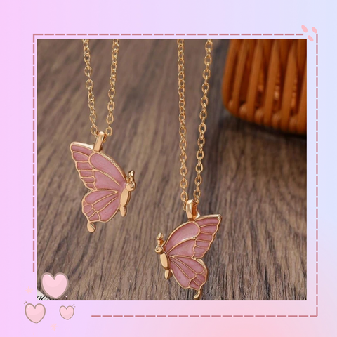 Collares match mariposa