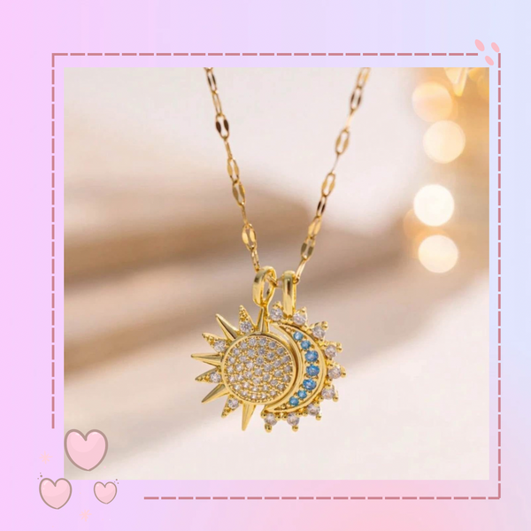 Collar luna y sol