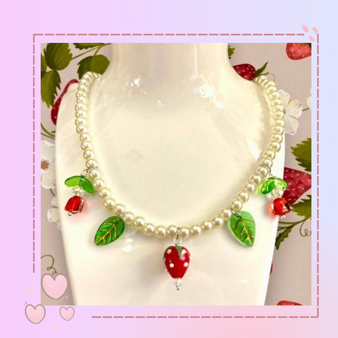 Collar de fresa