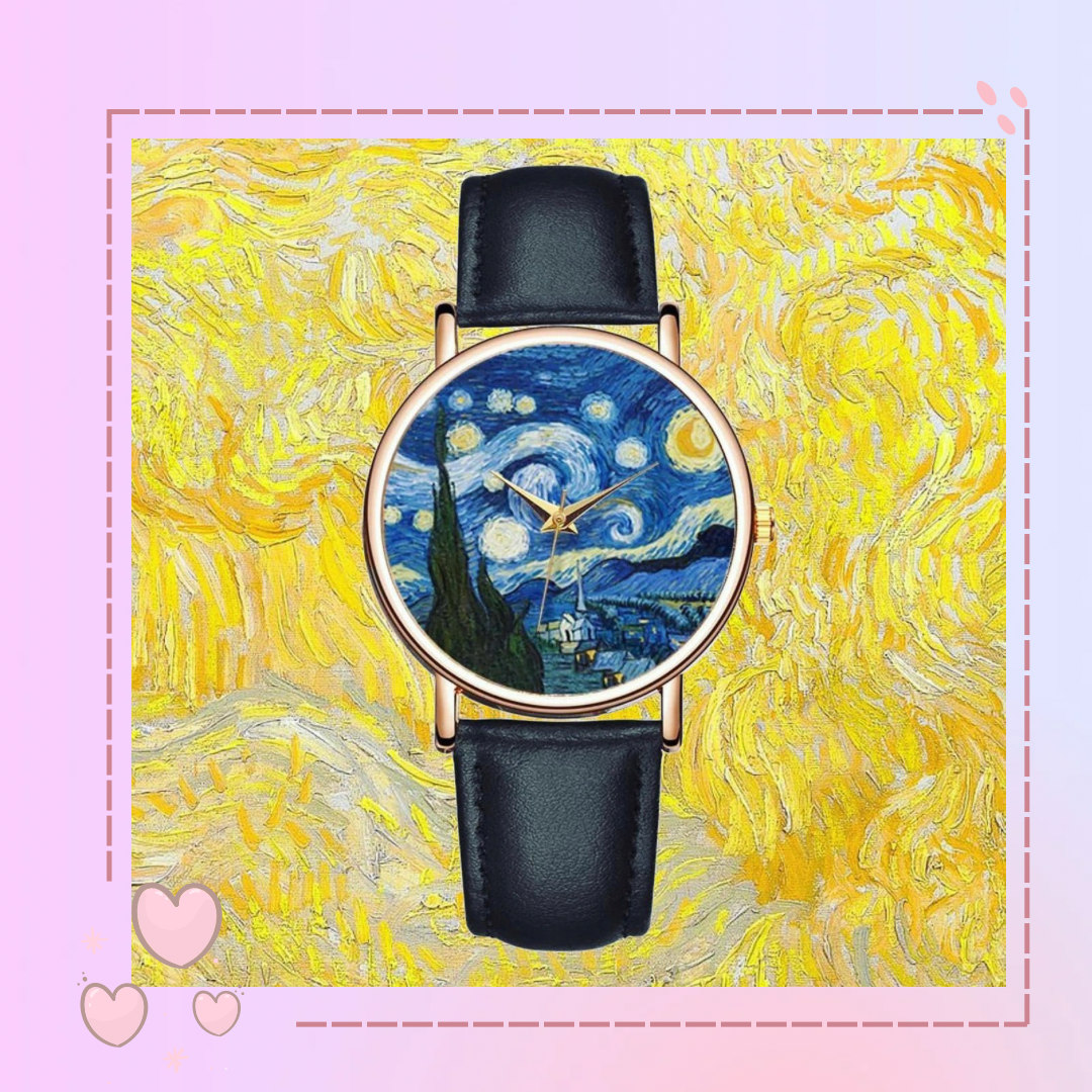 Reloj de la noche estrellada