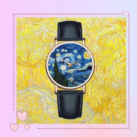 Reloj de la noche estrellada