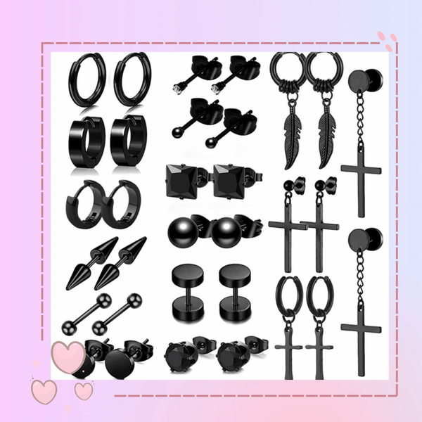 Set de 16 pares de aritos