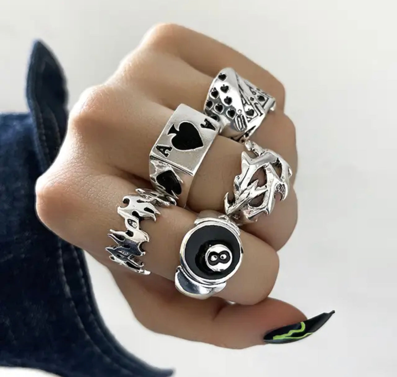 set de 5 Anillos