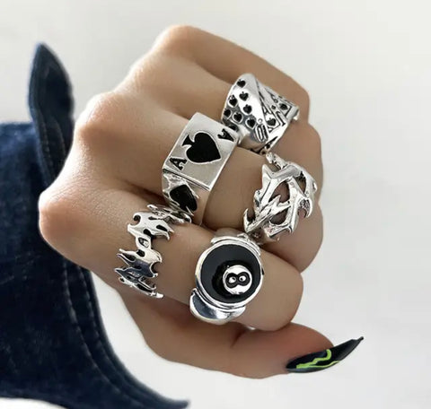 set de 5 Anillos