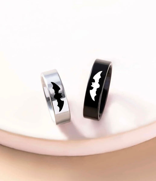 Par de anillos de Batman