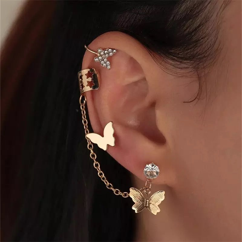 Earcuff mariposas 💗