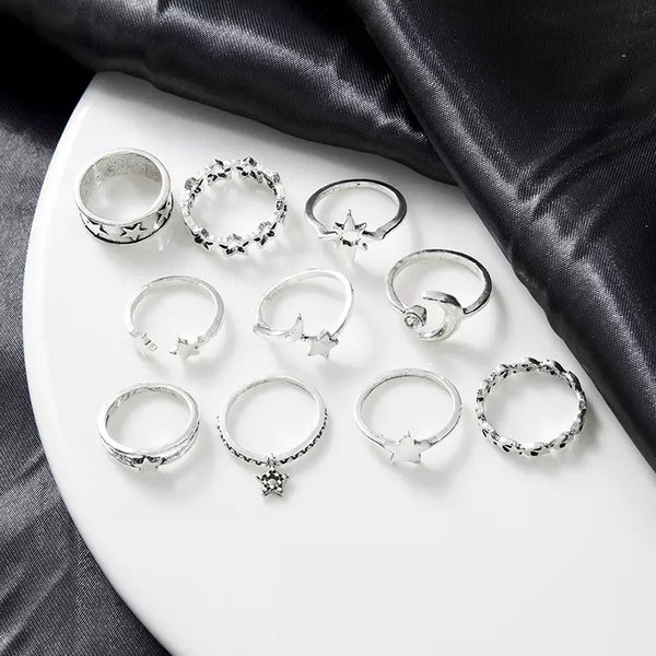 Set de 10 anillos