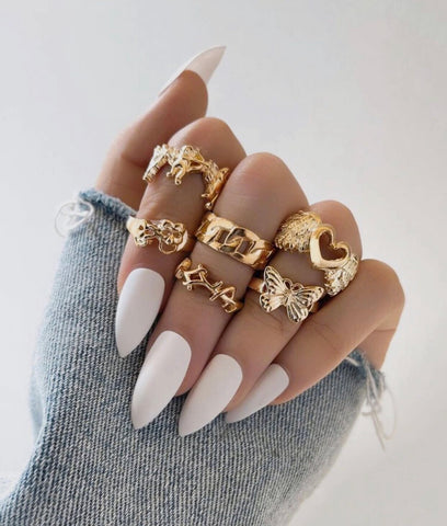 Set de 6 anillos