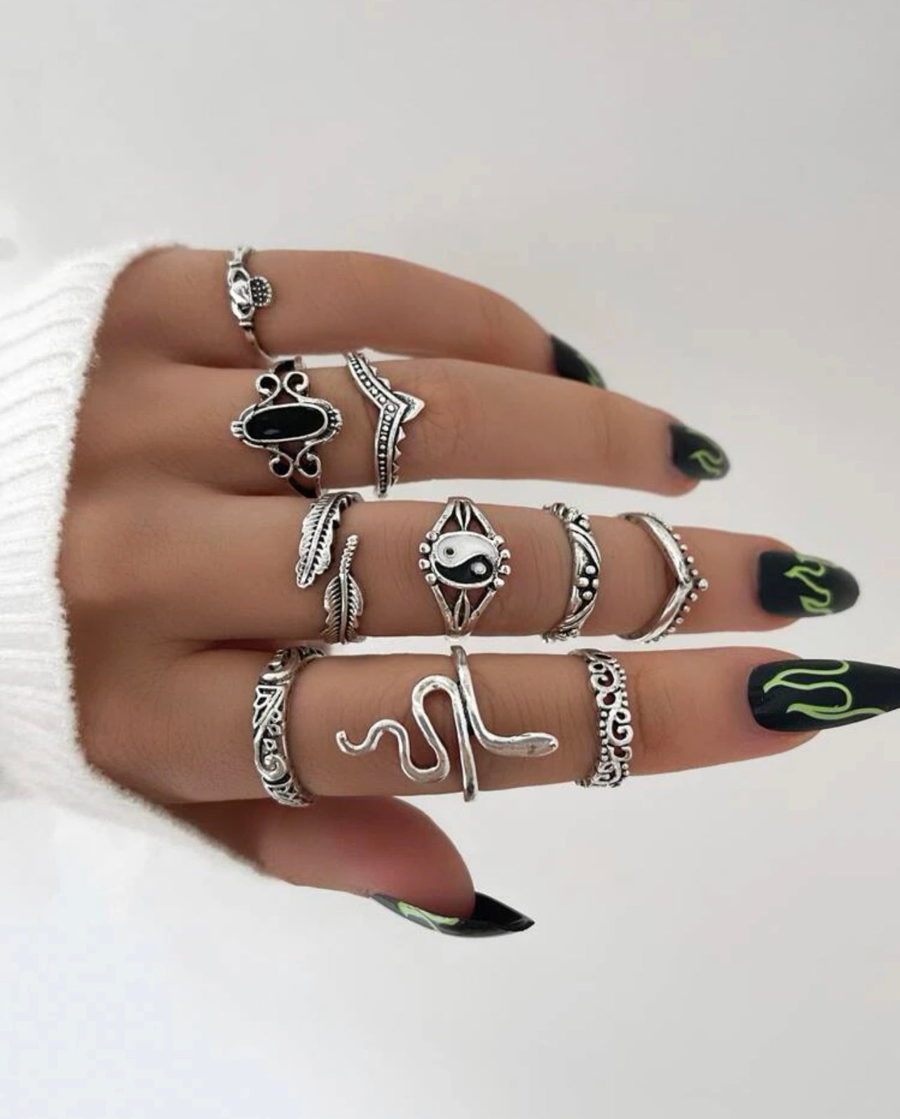 Set de 10 anillos